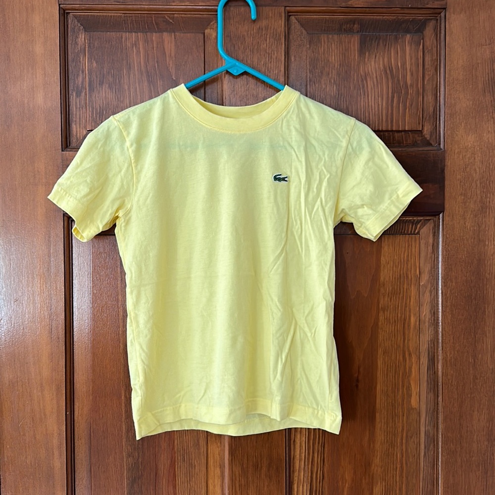 Yellow Lacoste T-shirt